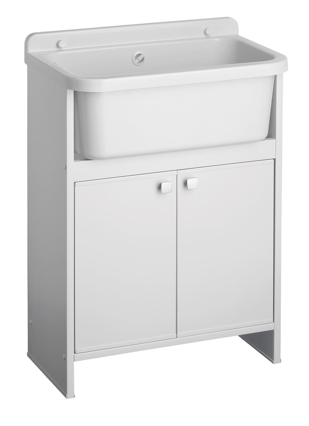 Negrari 5001PKC Spülbecken, Weiss, 55 x 35 cm