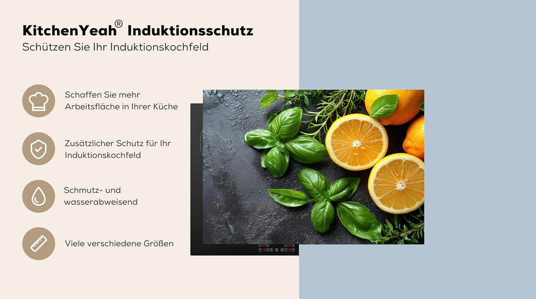 KitchenYeah© Herdabdeckplatte Einteilig Induktionsmatte Küche Abdeckung Ceranfeld Herd Abdeckplatte