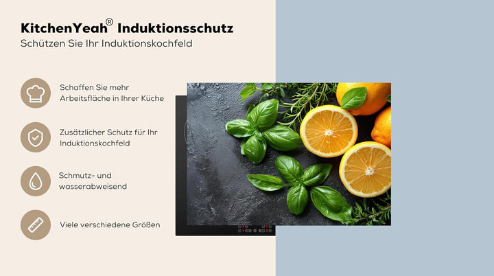 KitchenYeah© Herdabdeckplatte Einteilig Induktionsmatte Küche Abdeckung Ceranfeld Herd Abdeckplatte