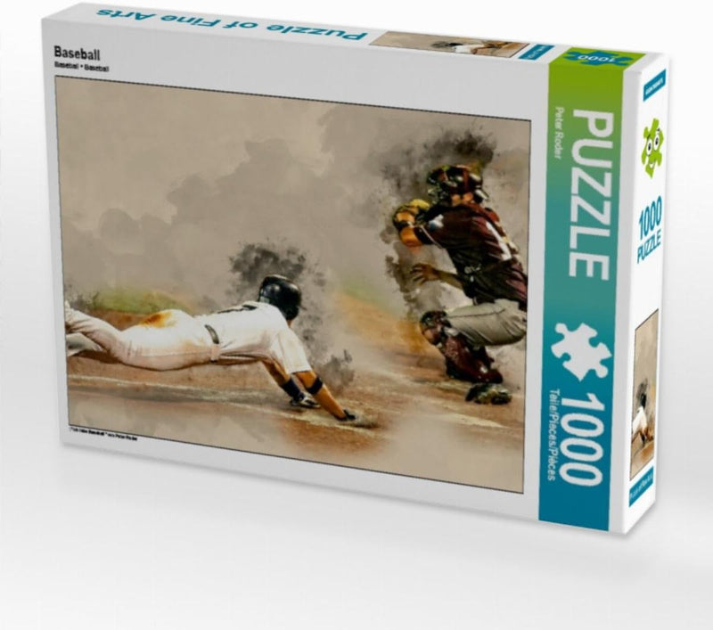 CALVENDO Puzzle Baseball 1000 Teile Lege-Grösse 64 x 48 cm Foto-Puzzle Bild von Peter Roder, 1000 Te