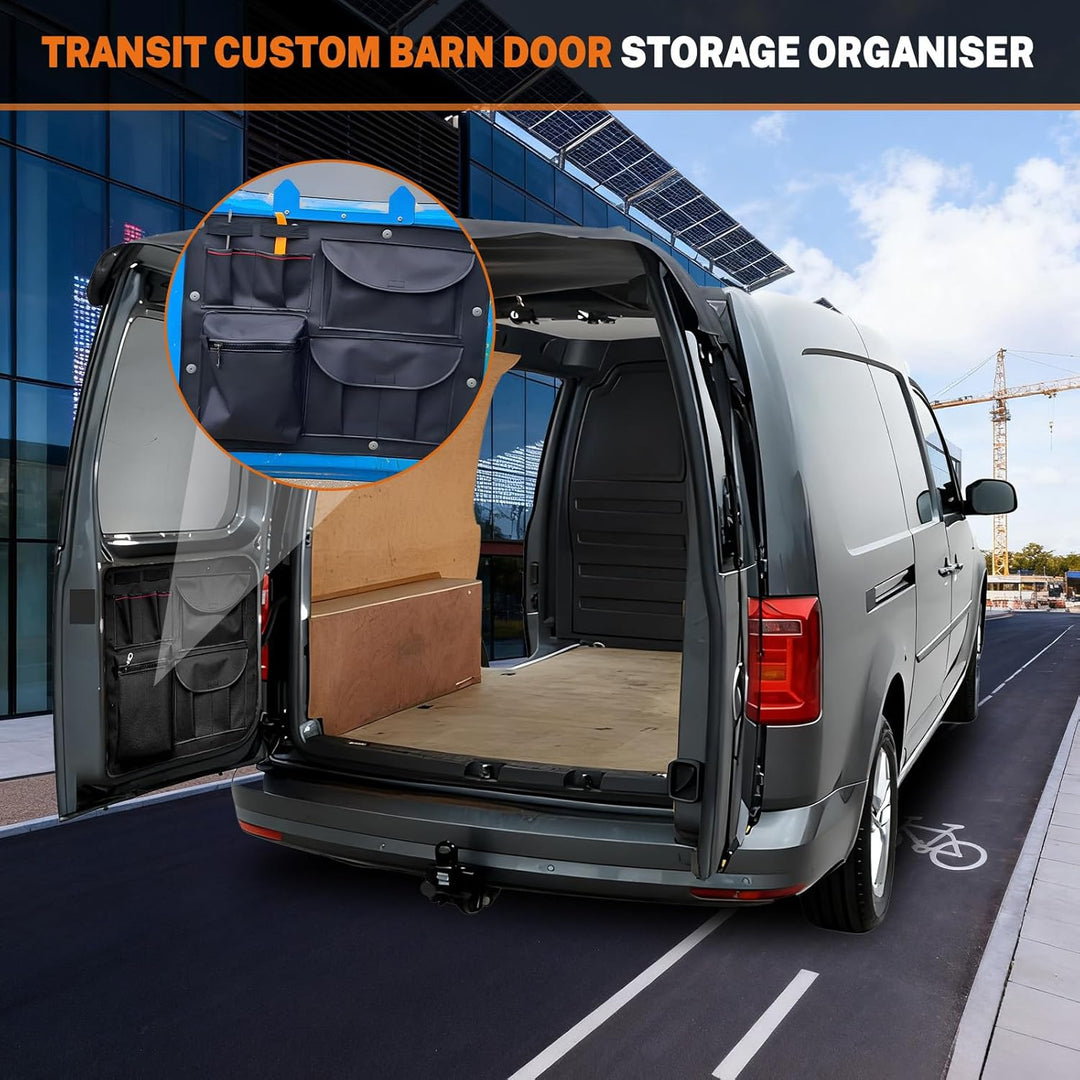 Scheunentüren Aufbewahrungs-Organizer Kompatibel mit VW Caddy 2003-2021, 2pcs Scheune Arbeit Werkzeu
