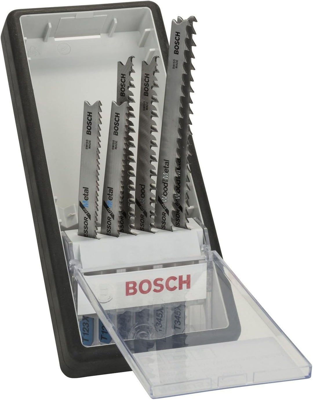 BOSCH 2607010531 Stichsägeblatt ROBUSTLINE 6er Progressor Set, T-Schaft, T-Schaft