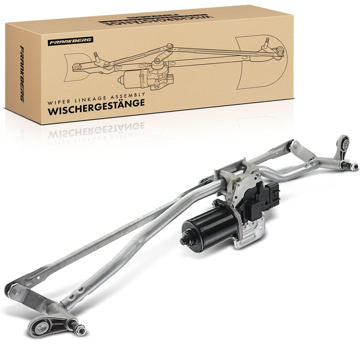 Frankberg Wischergestänge mit Wischermotor Vorne für Jumper Ducato Boxer Bus Kasten Pritsche/Fahrges