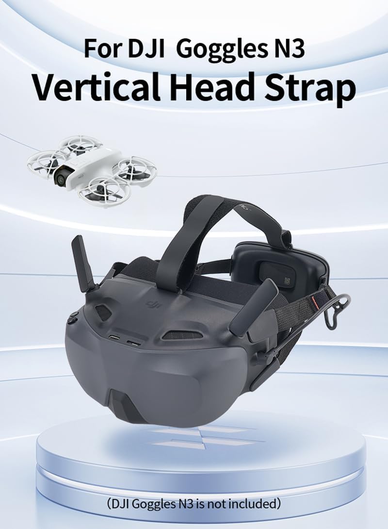 Kopfband-Gurt für DJI Goggles N3, einfach zu tragen, bequem, Kopfband-Gürtel, Dekompressionskopfband