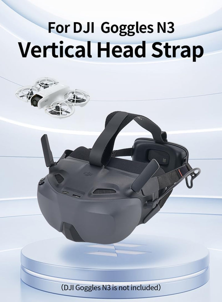 Kopfband-Gurt für DJI Goggles N3, einfach zu tragen, bequem, Kopfband-Gürtel, Dekompressionskopfband