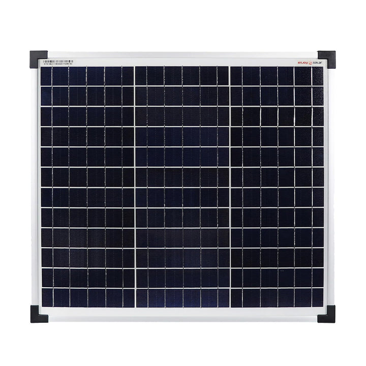 Enjoysolar Poly 30W 12V Polycrystalline Solar Panel Solar Module Photovoltaic Module Ideal for Motor