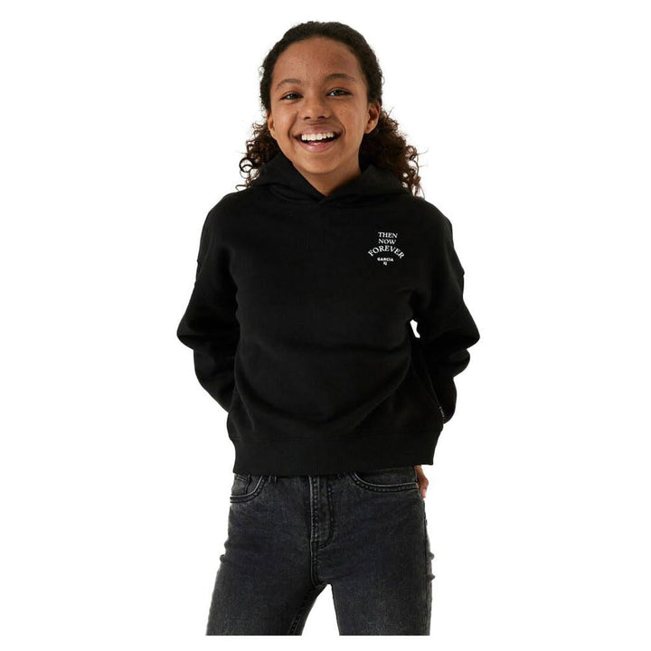 Garcia Kids Mädchen Sweater Sweatshirt 128-134 Schwarz, 128-134 Schwarz