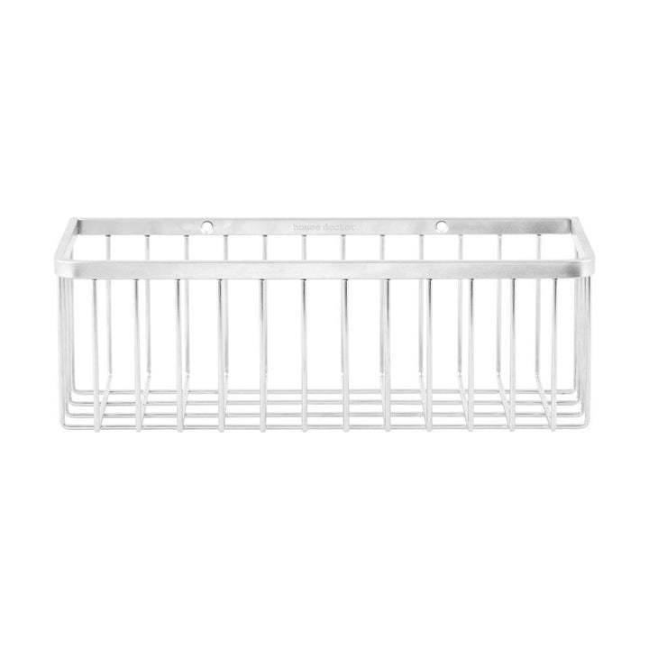 House Doctor Basket, Bath, Single, l: 28 cm, b: 11 cm, h: 9,5 cm, Glas, Silber l: 28 cm, b: 11 cm, h
