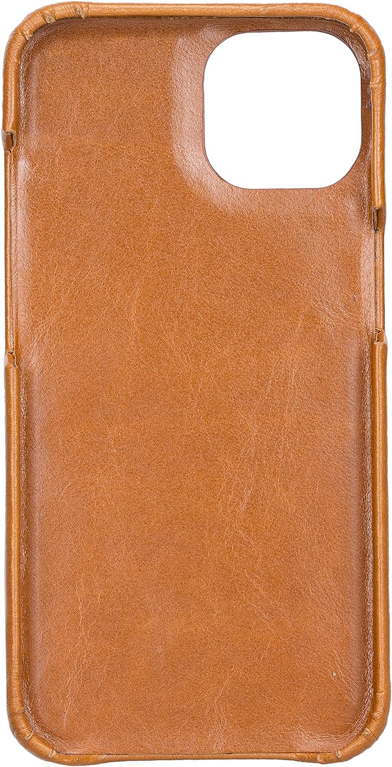 Solo Pelle Lederhülle kompatibel für iPhone 13 in 6.1 Zoll abnehmbare Hülle (2in1) inkl. Kartenfäche