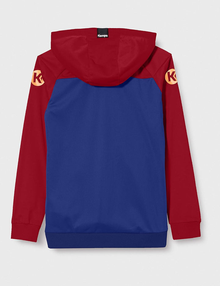 Kempa Herren Prime Multi Jacke XL deep blau/deep rot, XL deep blau/deep rot