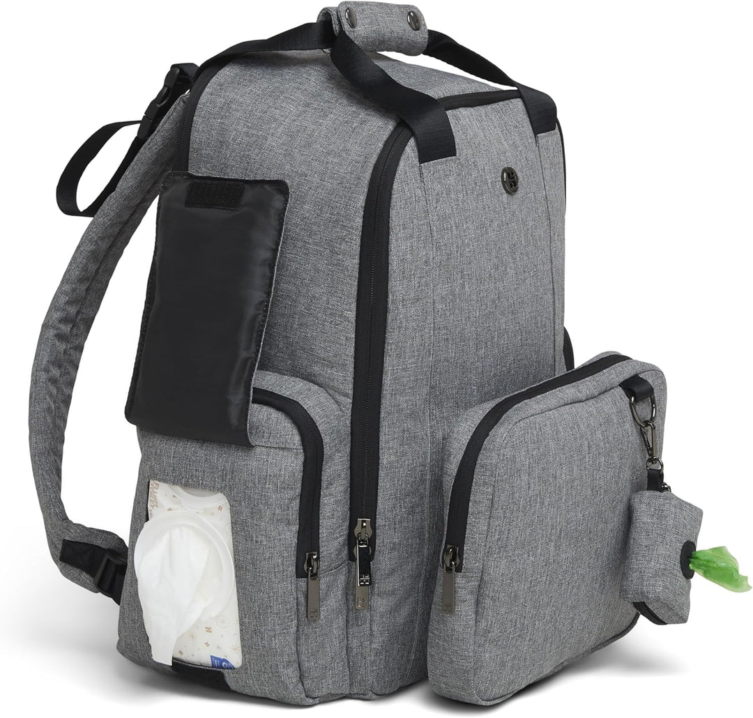 HUGGIES Unisex Rucksack - Wickeltasche RUCKSACK - WICKELTASCHE Einheitsgrösse Grau, Einheitsgrösse G