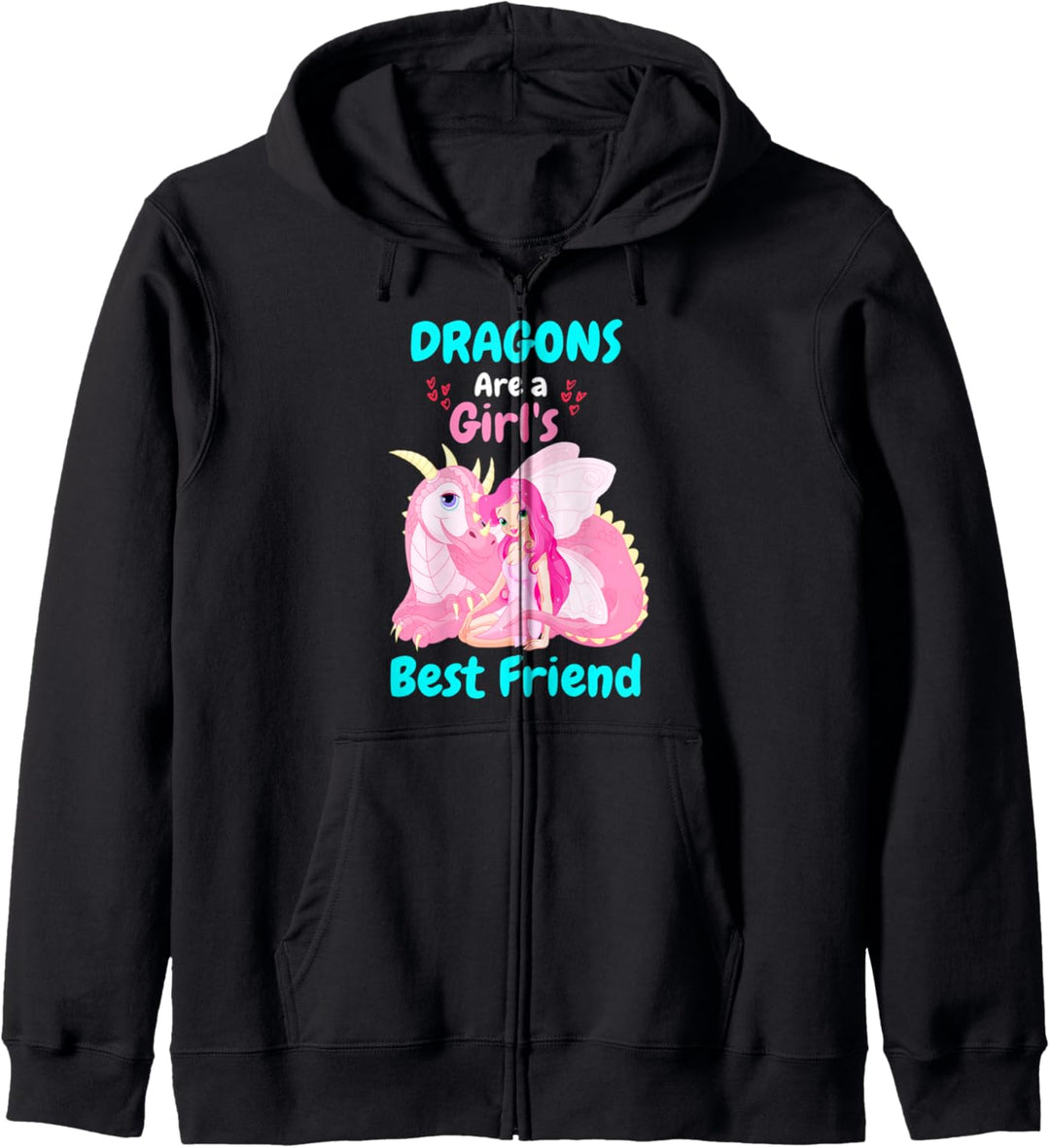Dragons Are A Girl's Best Friend Kapuzenjacke