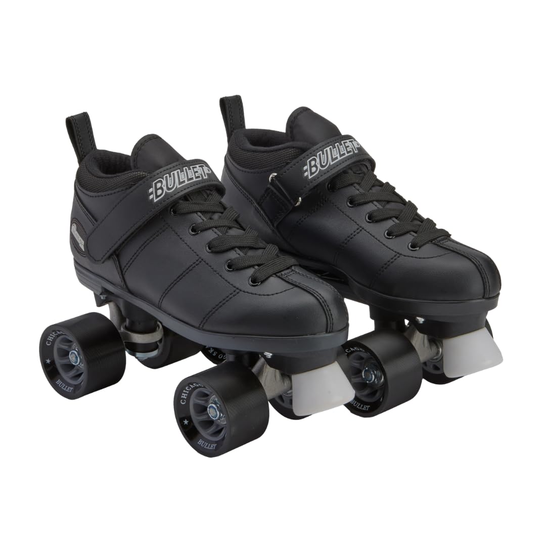 Chicago Bullet Speed Rollschuhe für Herren, Schwarz, Grösse 42