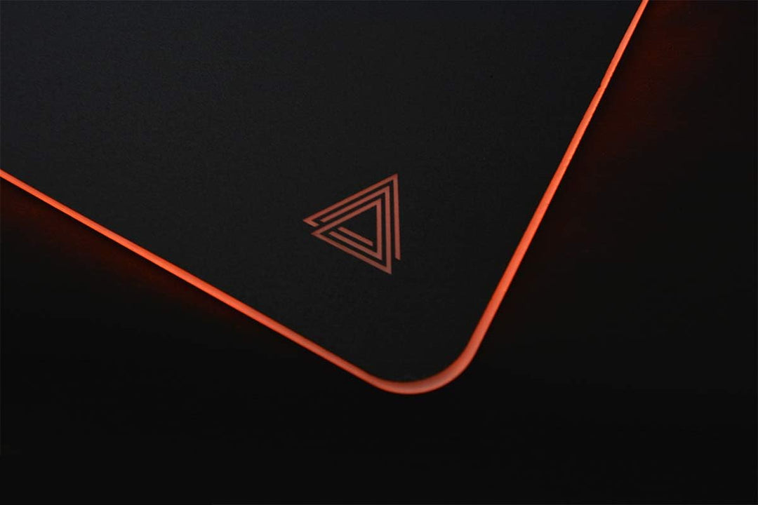 Lexip B5 Gaming Mauspad - RGB starres Mousepad - Farben Einstellung Touch - Reibungsarme Oberfläche