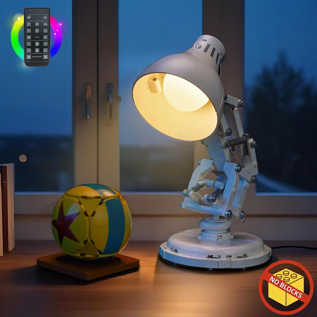 Fernbedienung Licht-Kit Kompatibel mit Lego Ideas ǀ D isney P ixar Luxo Jr. 21357 (Kein Modell), Led