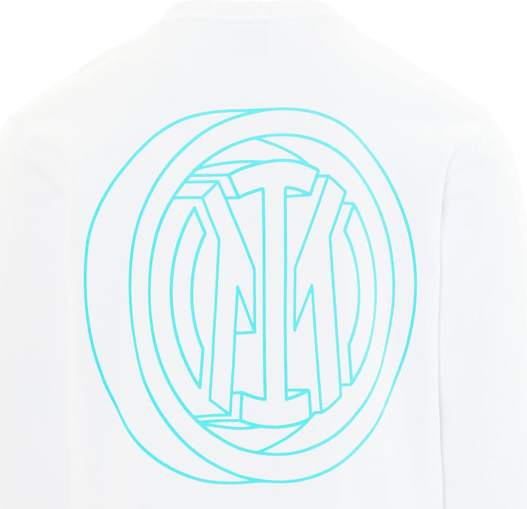Inter Unisex 3D Crest Inter Unisex-Erwachsene Rundhals-Sweatshirt, offizielles Produkt, Exklusive 3D