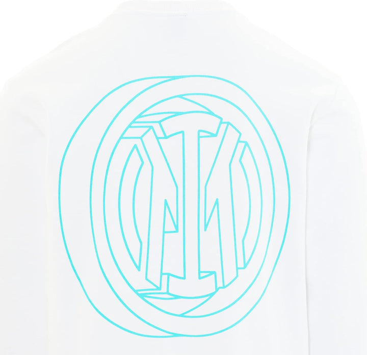 Inter Unisex 3D Crest Inter Unisex-Erwachsene Rundhals-Sweatshirt, offizielles Produkt, Exklusive 3D
