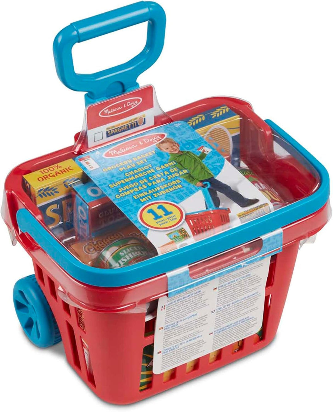 Melissa & Doug Einkaufskorb mit Zubehör, Einkaufskorb mit Zubehör