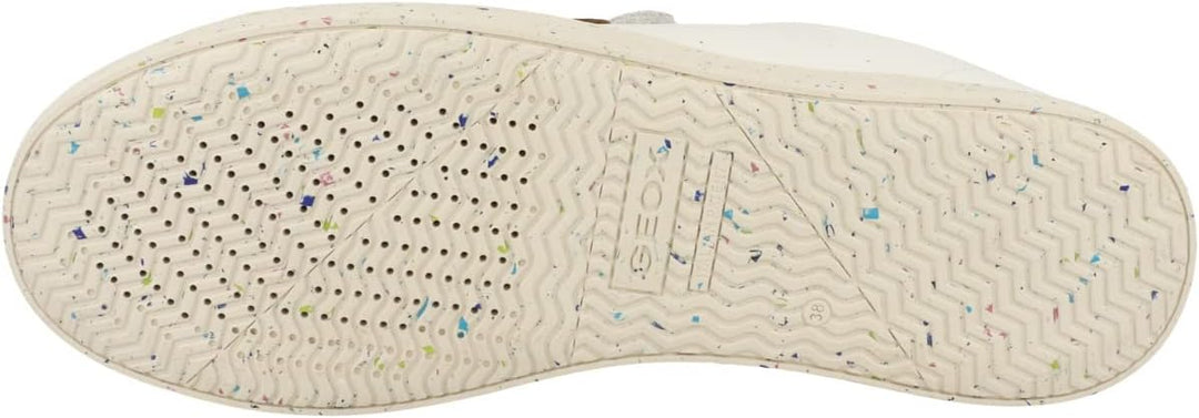 Geox Mädchen J Kathe Girl Sneaker 33 EU Weiss, 33 EU Weiß