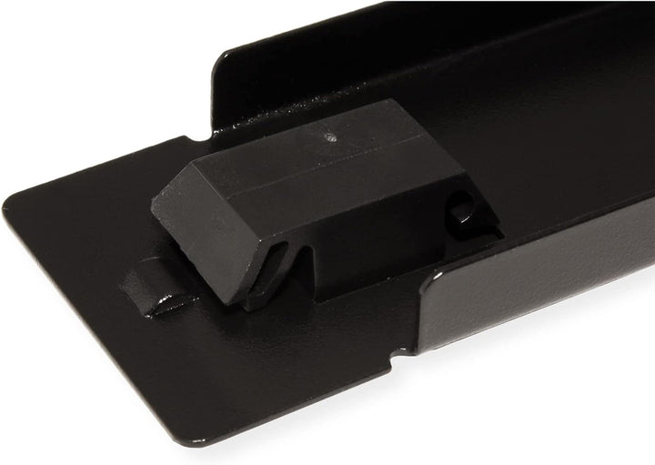 ROLINE 19"-Blindplatte Snap-in, 1 HE, RAL 9005 Tiefschwarz, 1 HE