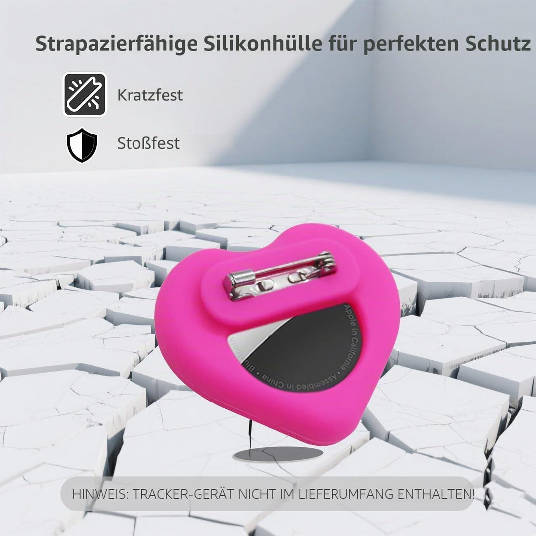 LOSHALL 4er Pack AirTag Halter Versteckte Schutzhülle für Kinder, Anti-Entfernung Silikon Hülle mit