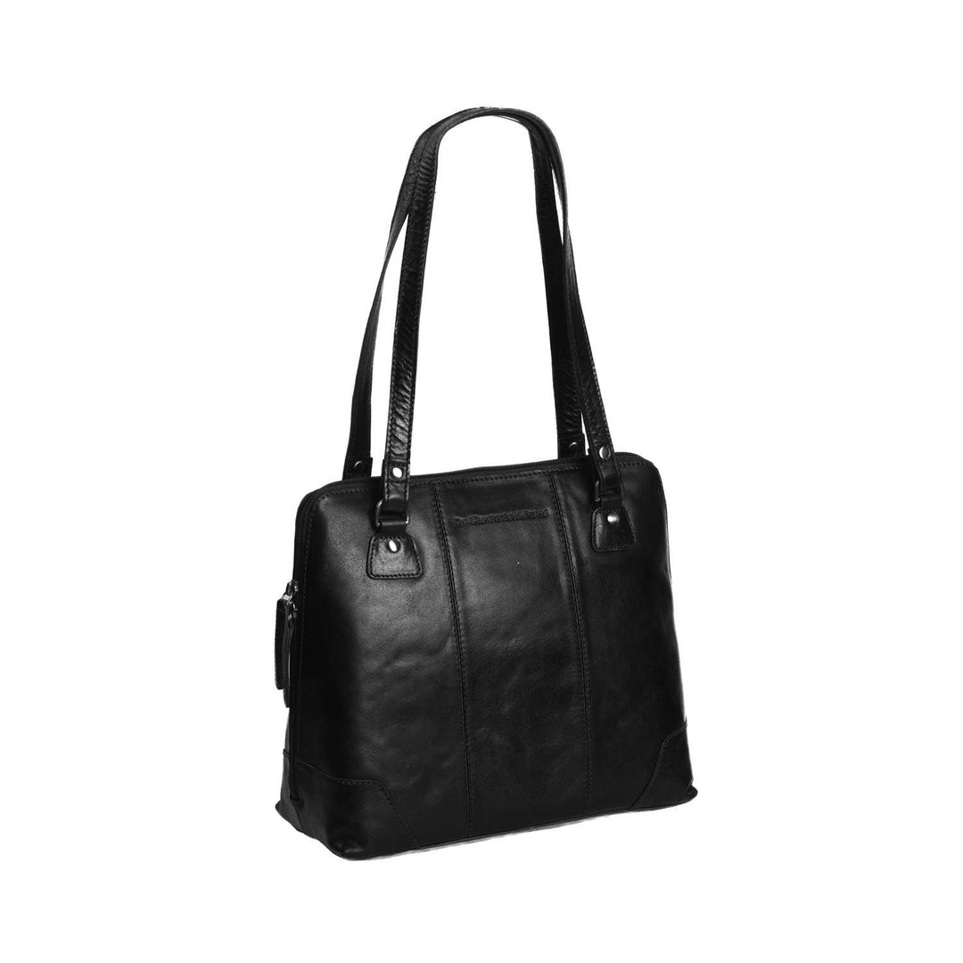 The Chesterfield Brand Antique Buff Elly Schultertasche Leder 30 cm Schwarz Einheitsgrösse, Schwarz