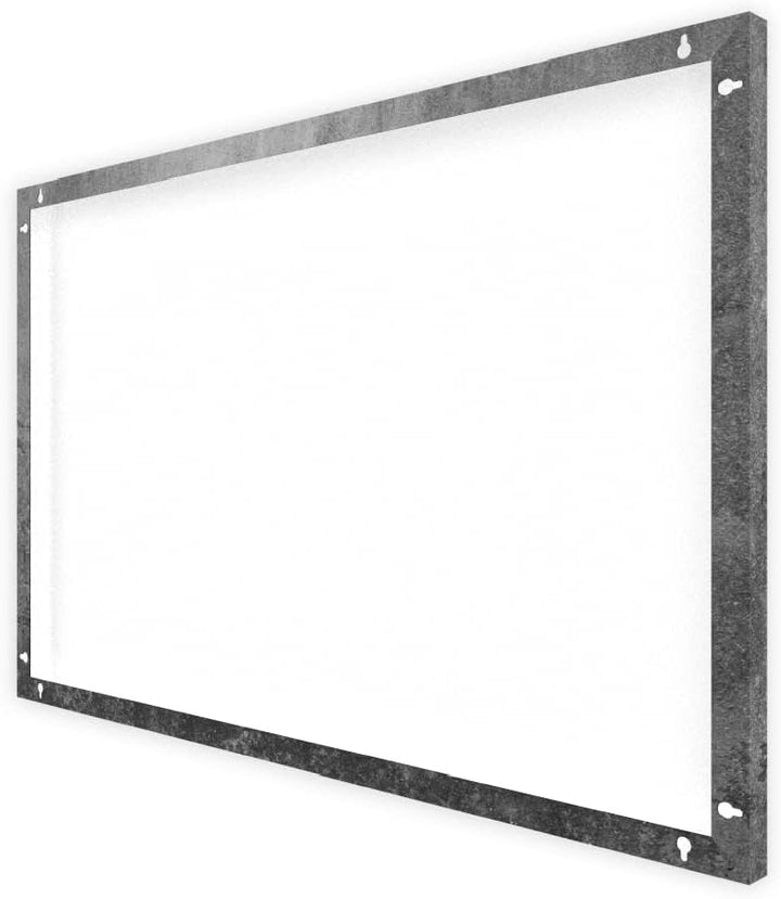 ALLboards Metallische Magnettafel BETONMAUER ZEMENTMAUER ZEMENT 90x60cm MetalBoards Memoboard für je