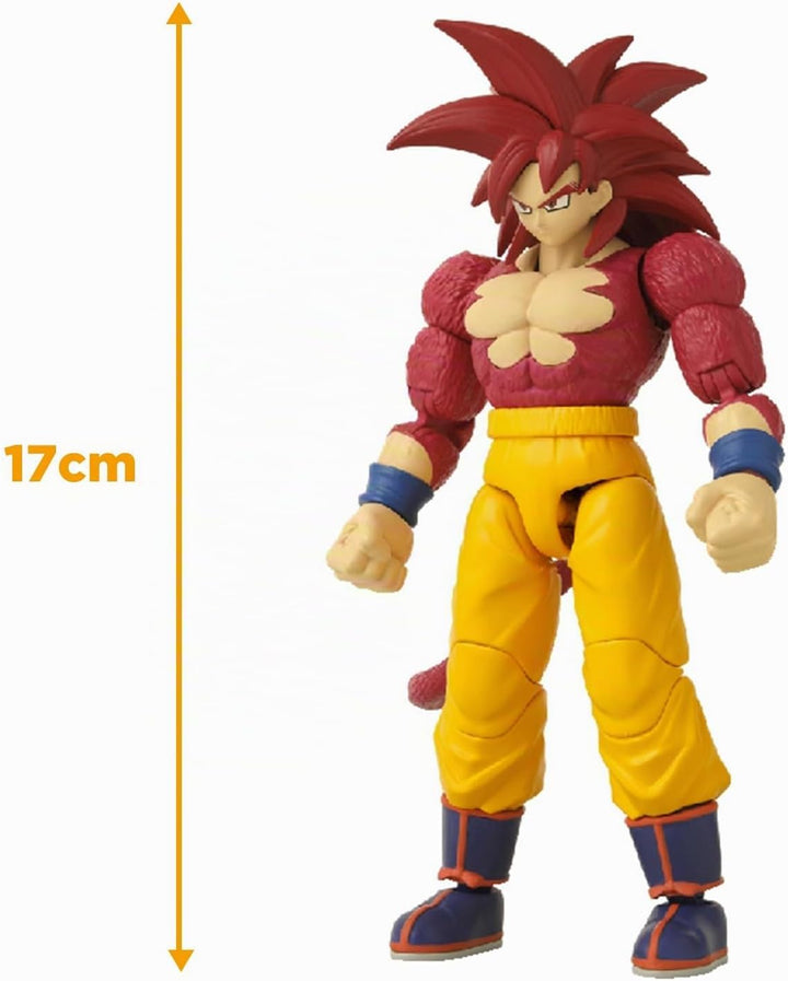Bandai – Dragon Ball Daima Super Saiyajin 4 Goku – Dragon Stars Figur 17 cm – Goku SSJ4 Figur mit Zu