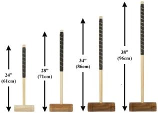 Uber Games Croquet (Cricket) 9 Nine Wicket Koffer-Set, Nine Wicket Koffer-Set