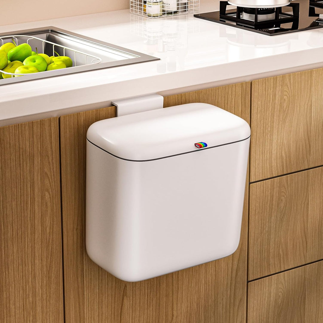 MOPUP Komposteimer für Küche, 6.8 l Mülleimer, Arbeitsplatte oder unter der Spüle, hängender Kleiner