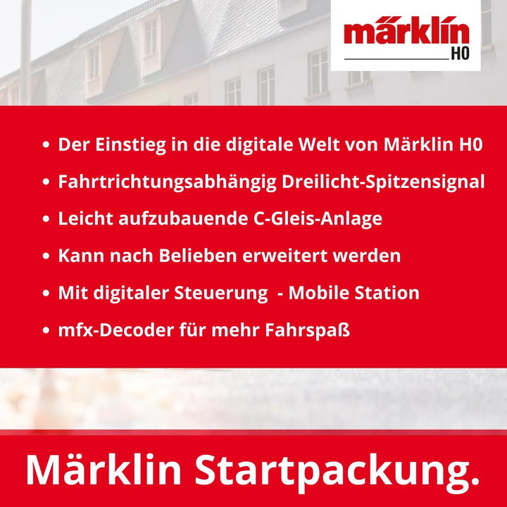 Märklin 29479 - Digital-Startpackung Regional-Express, Spur H0 Modelleisenbahn, viele Soundfunktione