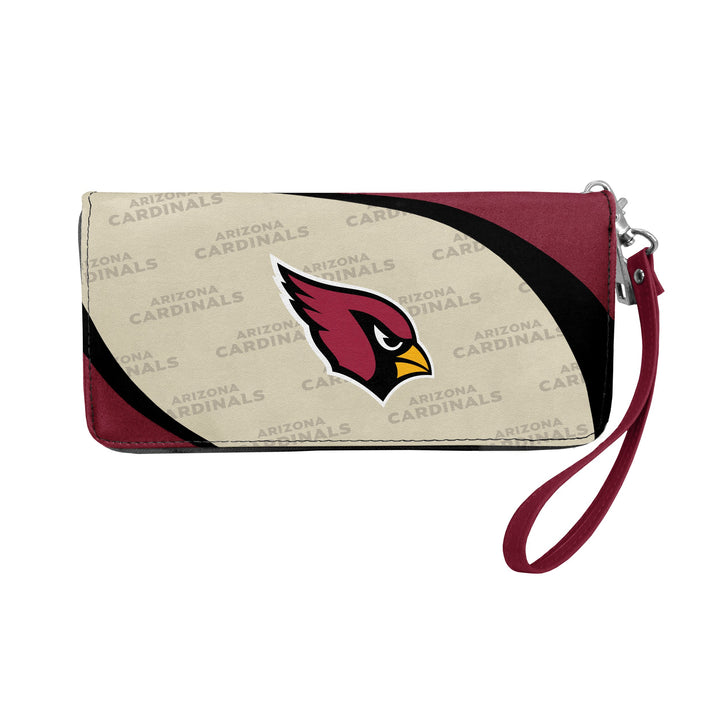 Littlearth NFL Curve Damen Geldbörse mit Reissverschluss und Abnehmbarer Handgelenkschlaufe, Teamfar