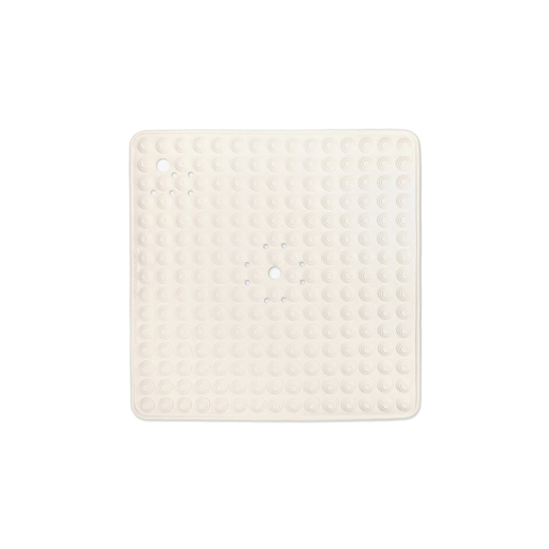 WohnDirect Duschmatte Weiss/quadratisch: 60x60 cm - sehr rutschfest &amp; sehr robust - Antirutschmatte