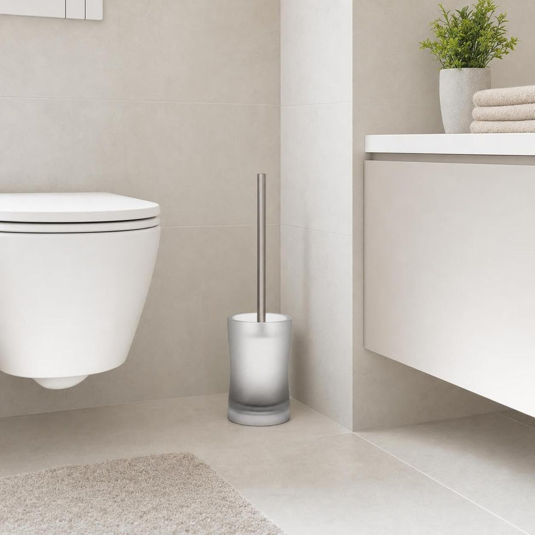 Kleine Wolke Double ﻿ Seifenschale, Kunststoff, Klar, 95x360 mm WC-Bürstenhalter Klar, WC-Bürstenhal