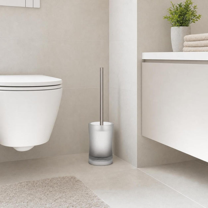 Kleine Wolke Double ﻿ Seifenschale, Kunststoff, Klar, 95x360 mm WC-Bürstenhalter Klar, WC-Bürstenhal