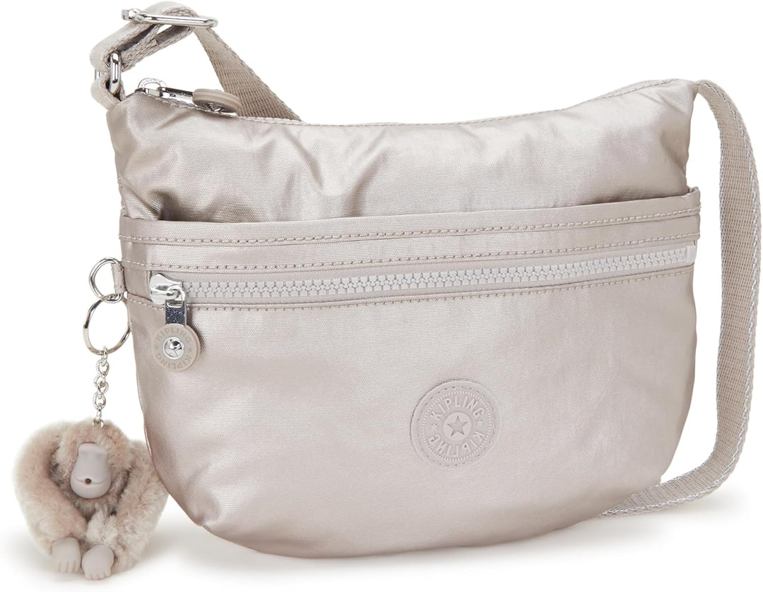 Kipling Damen Arto Tasche, Silber (Metallic Glow), 25x21x3 centimeters (B x H T) EU, Metallic Glow
