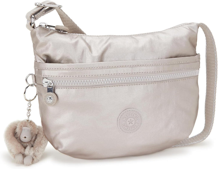 Kipling Damen Arto Tasche, Silber (Metallic Glow), 25x21x3 centimeters (B x H T) EU, Metallic Glow