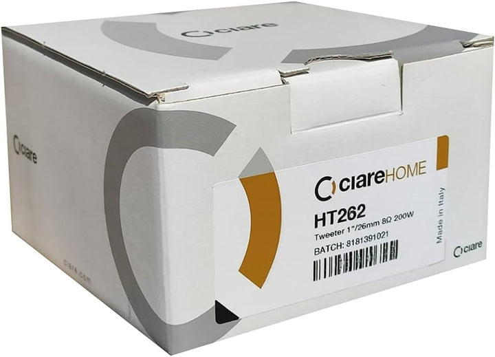 1 CIARE HT262 HT 262 kalotten hochtöner schwarzer Driver 4" 10,00 cm 100 mm Durchmesser 100 watt rms
