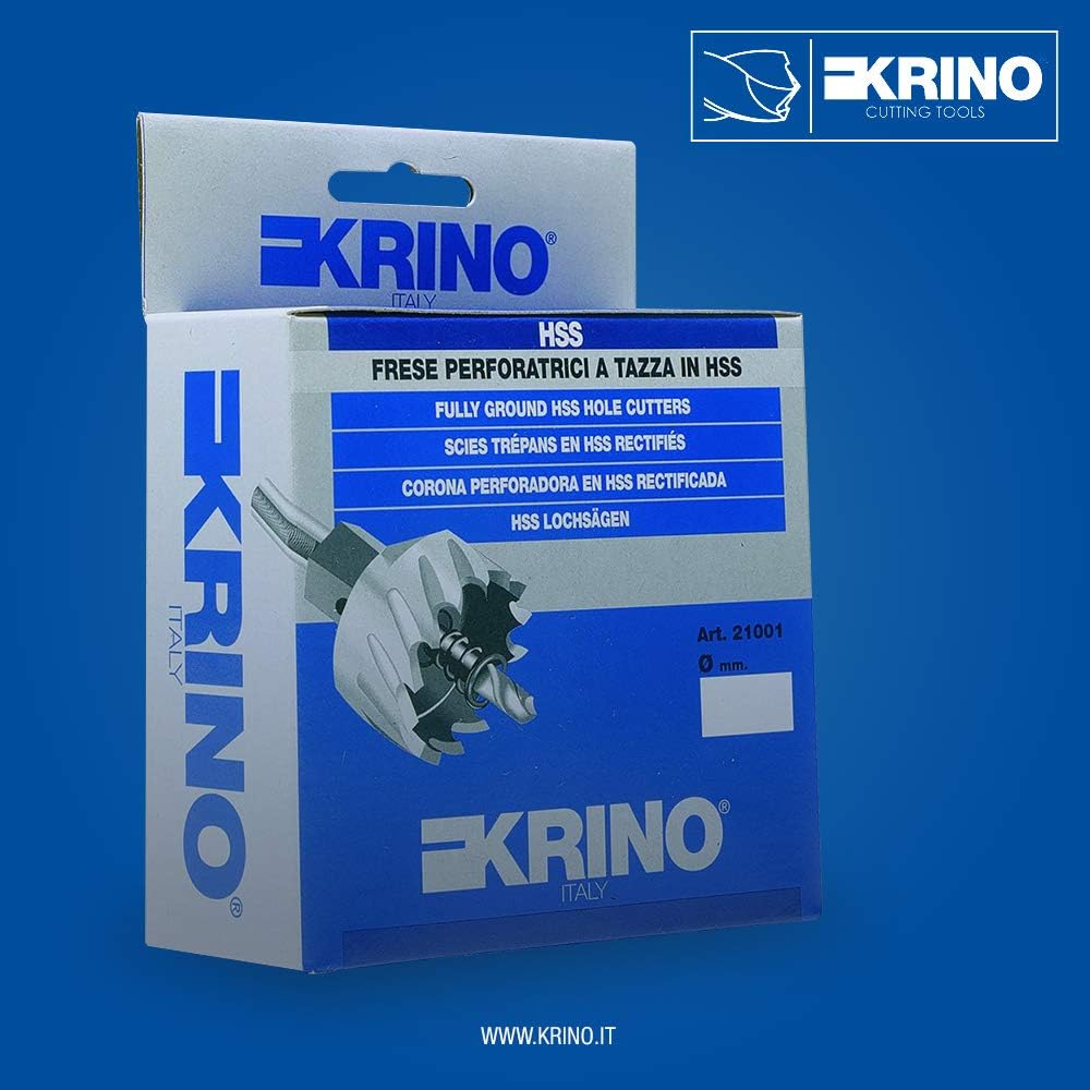 Krino 2100104500 HSS Locher A Tasse in G, Stahl, 45 mm