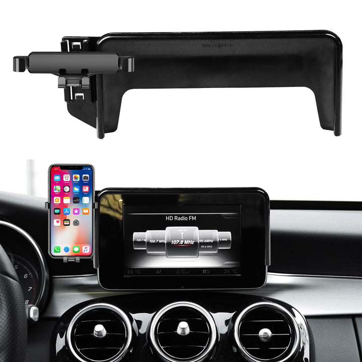 TTCR-II 7-inch Kompatibel mit Mercedes Benz W205 Handyhalterung Passt Basis für C klasse W205 2015-2