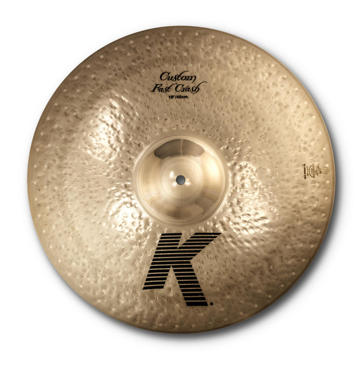 Zildjian K Custom Series - 18" Fast Crash Cymbal - Brilliant finish 18 Zoll, 18 Zoll