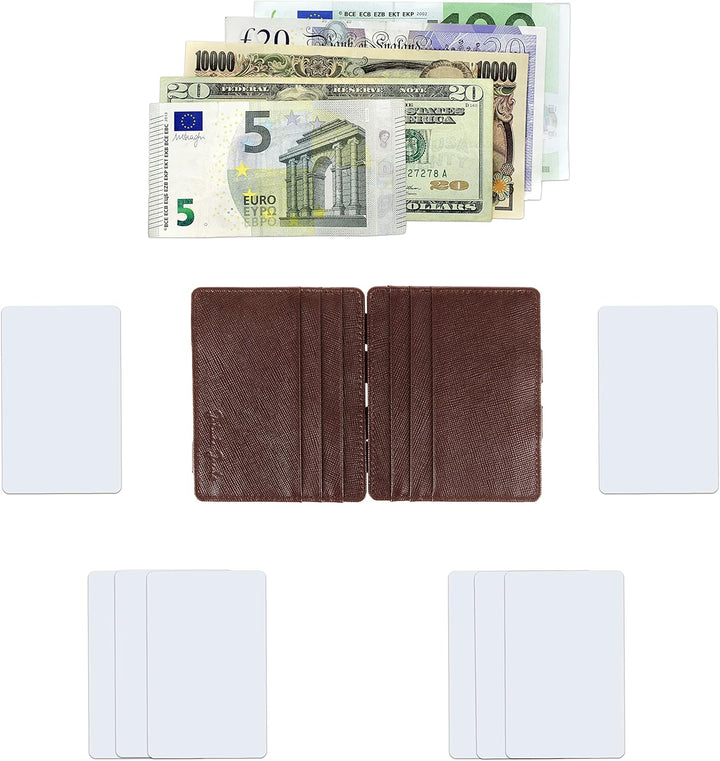 Jaimie Jacobs Flap Boy Slim mit Gravur - das Original - Magic Wallet ohne Münzfach Magischer Geldbeu