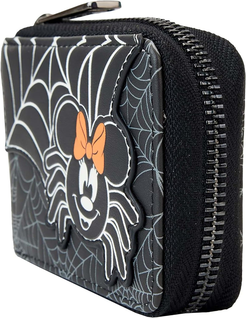 Loungefly Disney Minnie Mouse Spider Akkordeon Geldbörse, Schwarz, Einheitsgrösse, Geldbörse, Einhei