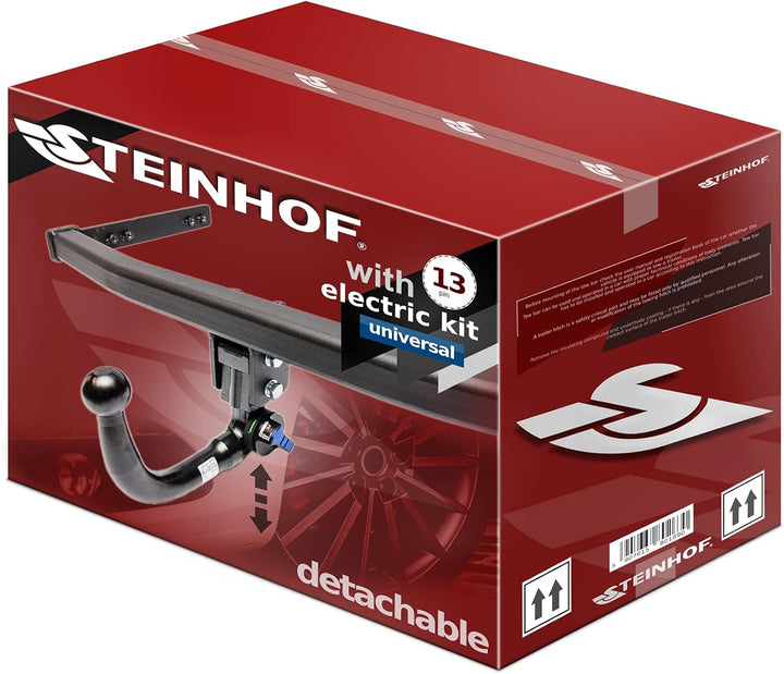 NEU Anhängerkupplung AHK Steinhof abnehmbar-vertikal für Renault Captur 2013-2017 mit 13-polig Unive