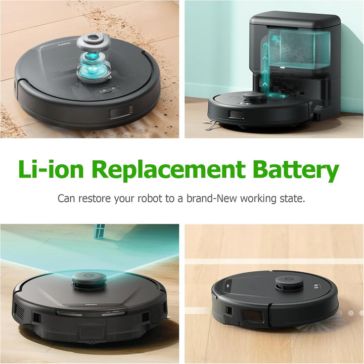 ASUNCELL 4000mAh Akku für Eufy L60 L50 Hybrid/SES, 14,4V Ersatzakku für IRobot Roomba Combo Essentia