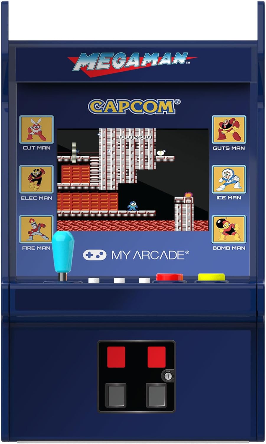 My Arcade Mega Man Micro Player Pro Tragbare Retro-Arcade (6 Spiele in 1)