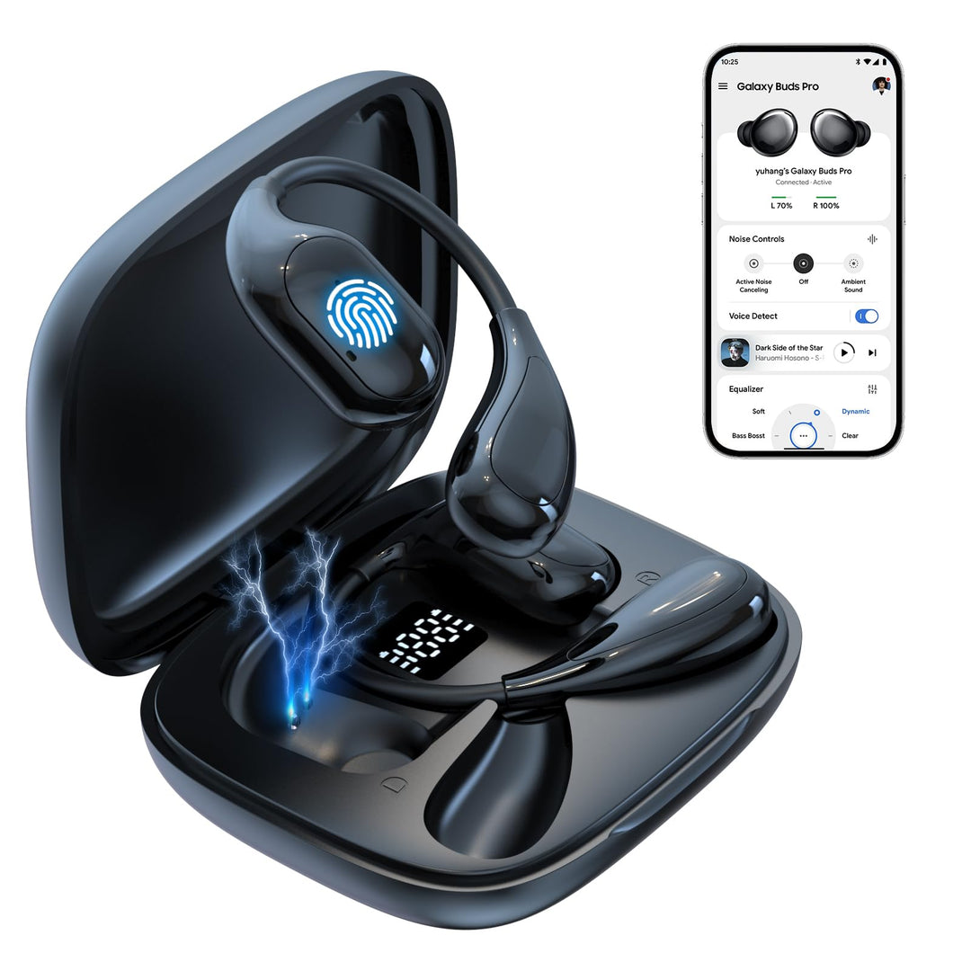 KI Übersetzer Kopfhörer Ninonly Bluetooth 5.4 Echtzeit Übersetzer Kopfhörer mit 150 Sprachen mit App