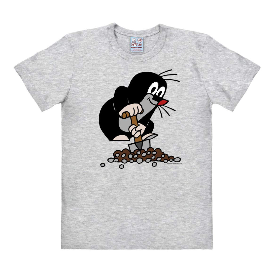 Logoshirt® TV I Der kleine Maulwurf I Hügel I T-Shirt Print I Damen &amp; Herren I kurzärmlig I Lizenzie