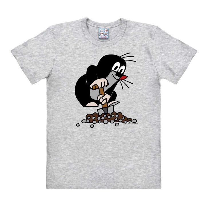 Logoshirt® TV I Der kleine Maulwurf I Hügel I T-Shirt Print I Damen &amp; Herren I kurzärmlig I Lizenzie
