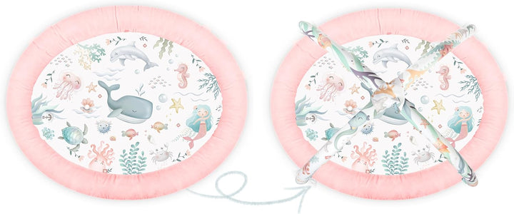 Nukido Spieldecke Mit Spielbogen Baby Spielmatte Babyspieldecke Krabbeldecke 7 Spielzeuge Und Kissen